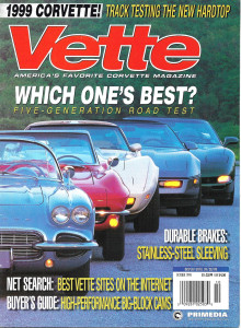 VETTE 1998 OCT - NEW HARDTOP, T-A VETTES, BARRIS